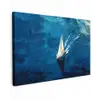 Zeilboot - Water - Abstract - Schaduw canvas 2cm klein -z3d