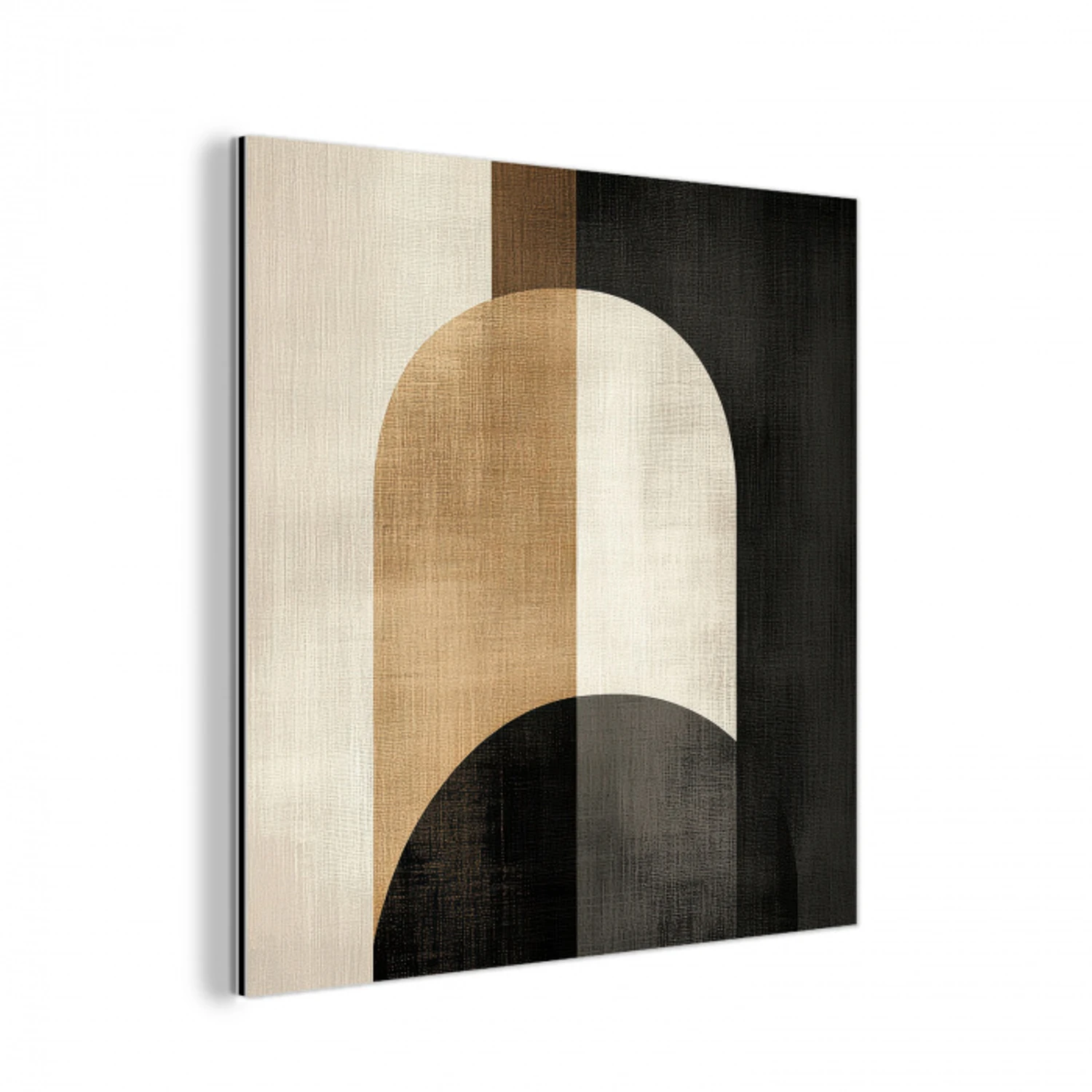 Geometrische - Vormen - Wit aluminium wit klein -3d