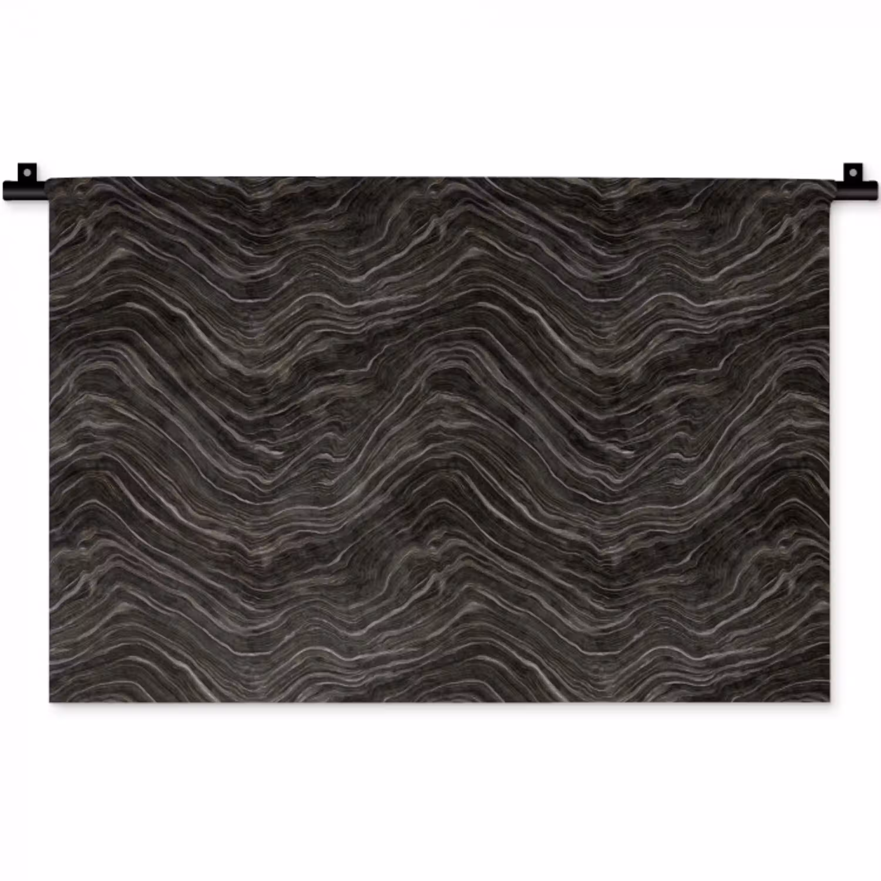 Patroon - Contrast - Antraciet Wandkleed katoen klein 269 -zz3d