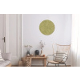 Abstract - Modern - Groen Wandcirkel aluminium klein 190 -woonkamer