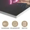Ironisch - Tekst - Neon PET vilt klein -closeup_NL