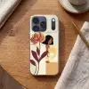 Vrouw - Minimalistisch - Bloem Telefoonhoesje iPhone 17 Pro klein -sfeer1