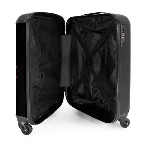 Dumbbell met graffiti NBS - Handbagage koffer - Unisex middel -binnenkant