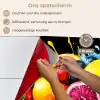 Fruit - Graffiti - Kleurrijk - Sinaasappel - Aardbei - Abstract keuken achterwand spatscherm klein -spatscherm_NL