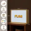 Fijn - Geel - Oranje Light Box met batterij (Wandlamp) middel -USP_websiteoverzichtNL