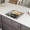 Ontbijt - Koppel - Ei - Brood Inductie beschermer vinyl 3mm middel -sfeer8