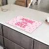 Amore vita sole - Roze - Hartjes Inductie beschermer vinyl 3mm klein -sfeer8