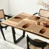 Beer - Minimalistisch - Bruin Placemat vinyl groot -zzsfeer4_Kitchenyeah-website