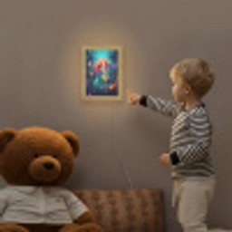 Zeemeermin - Bloemen - Onderwater - Meisjes - Kind Light Box met kabel klein -sfeer4a_kind