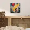 Meisje - Ballon - Hart - Graffiti plexiglas 5mm klein -sfeer4