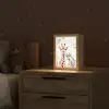 Giraffe - Bladeren - Kinderen - Dieren - Jungle Light Box met kabel klein -sfeer1_kind