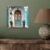 Zuilen - Sierlijke - Deur - Blauw plexiglas 5mm klein -sfeer3