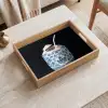 Kokosnoot - Eten - Delfts blauw - Drinken Dienblad Rechthoek middel -sfeer1
