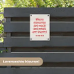 Quote - Sterren - Rood - Memories tuinposter los doek klein -sfeer3