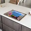 Doorkijk - Berg - Landschap - Uitzicht - Meer Inductie beschermer vinyl 3mm klein -sfeer8