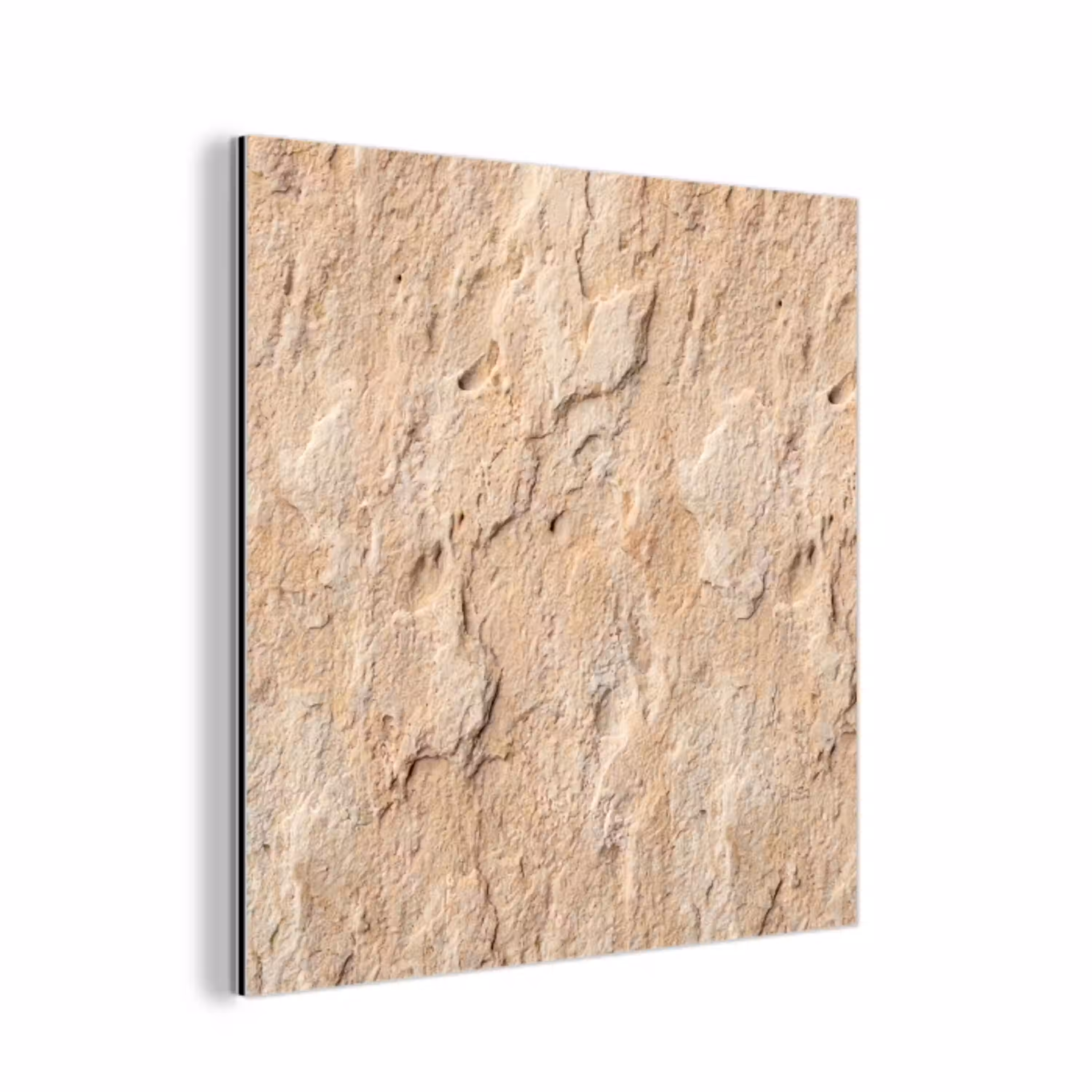 Textuur - Steen - Natuur - Beige aluminium wit klein -3d