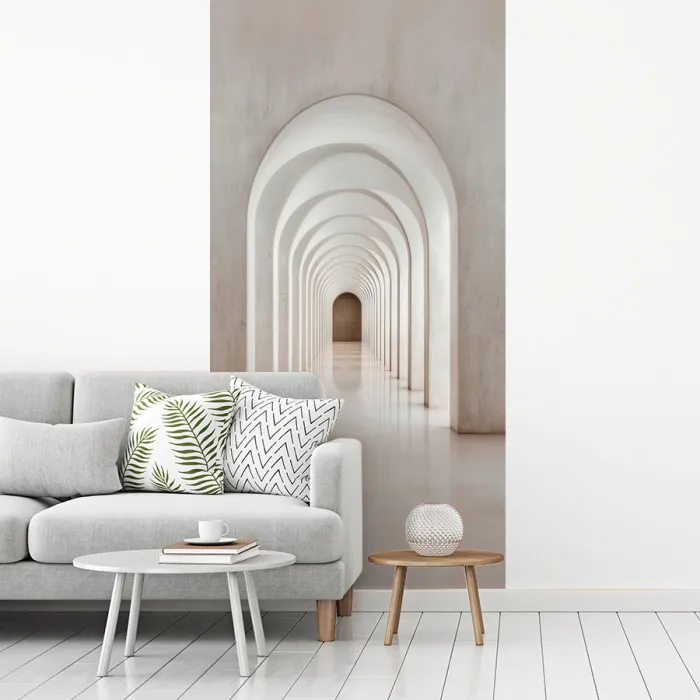 Hal - Bogen - Symmetrisch - Modern fotobehang vinyl groot -woonkamer