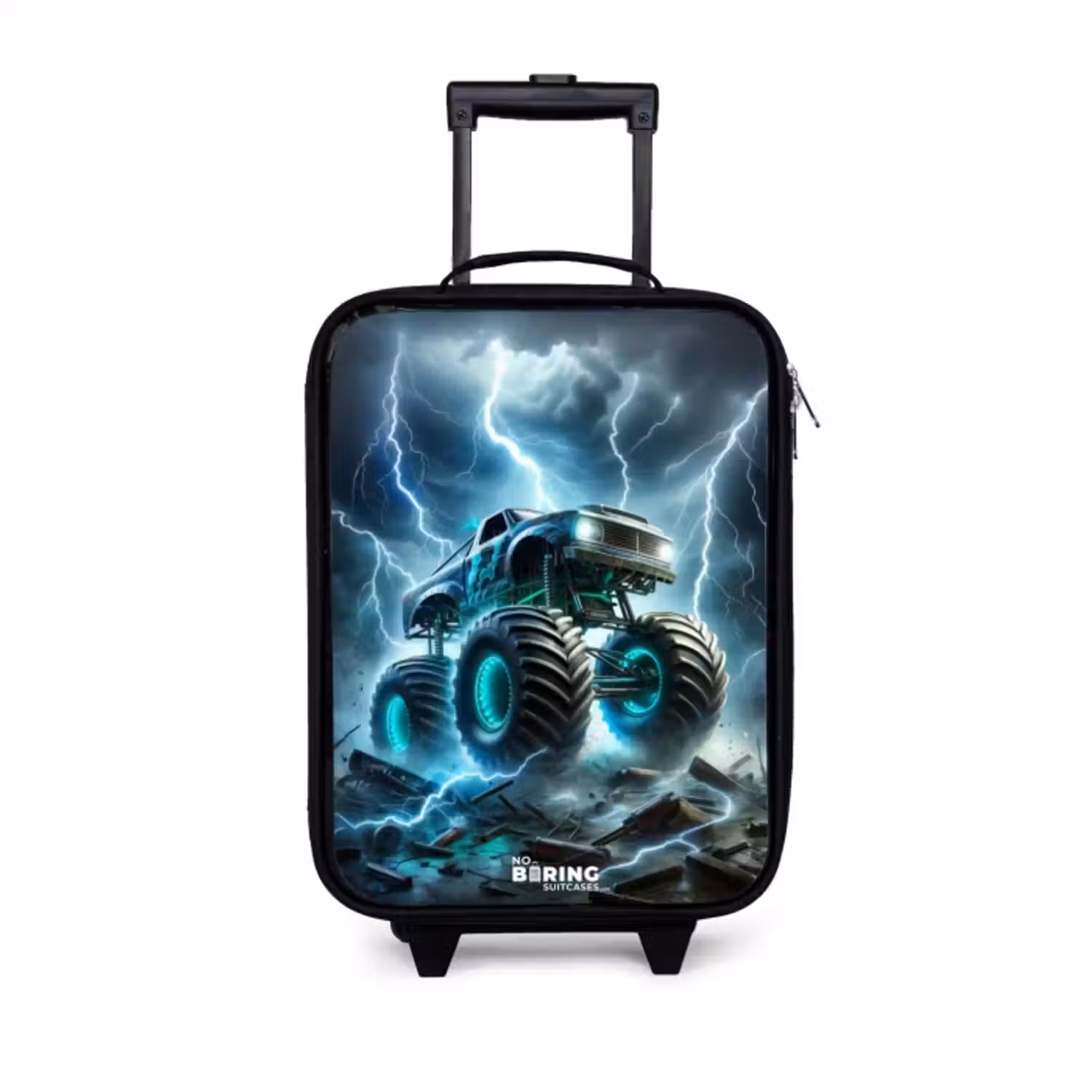 Kinderkoffer - Zwart - Thunder Wheels