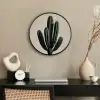 Cactus - Subtiel - Groen Fotolijst rond zonder passe partout klein -sfeer1