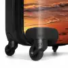 Strand met palmboom bij zonsondergang NBS - Handbagage koffer - Kinderen Unisex middel -wiel
