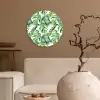 Bohemian - Bladeren - Bloemen - Tropisch Wandcirkel plexiglas klein -sfeer1