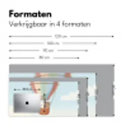 Luchtballon - Beren - Pastel Muismat XXL klein -sfeer5