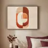 Illustratie - Abstract - Vormen - Rood Textielframe zwart klein -sfeer1