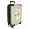 Eenhoorn in neutrale kleuren NBS - Handbagage koffer - Volwassenen Unisex middel -productfoto_3d