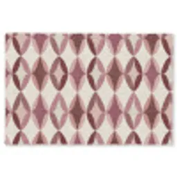 Ovaal - Textuur - Roze Vloerkleed Rechthoek klein 1091 -3d