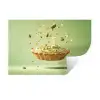 Pistache - Taart - Noten - Eten Muursticker klein -3d
