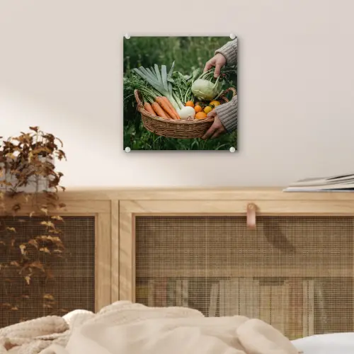 Veld - Groenten - Biologisch - Oogst plexiglas 5mm klein -sfeer4
