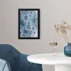 Schuim - Water - Textuur fotolijst zwart zonder passe partout klein -sfeer4