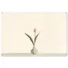 Tulp - Vaas - Beige tuinposter los doek groot -3d