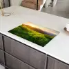 Gras - Heuvels - Zon - Natuur - Landschap Inductie beschermer vinyl 3mm klein -sfeer8