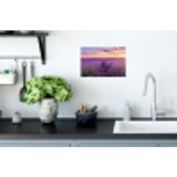 Lavendel - Veld - Natuur - Paars Muursticker klein -keuken