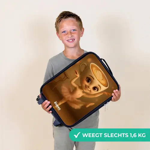 Ballerina Cappuccina Kinderkoffer - Zwart klein -sfeer4_NL