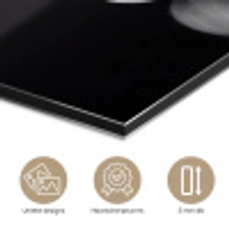 Knoflook - Zwart - Wit aluminium wit klein -closeup_NL
