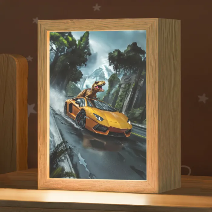 T-Rex - Auto - Regenwoud Light Box met kabel klein -zzz_3d_website