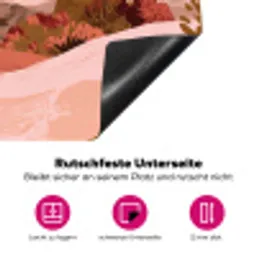 Heuvellandschap - Grafisch - Terracotta Inductie beschermer vinyl 3mm klein -zzzzzzz-lf-onderkant