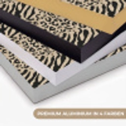 Giraf - Zebra - Motief - Bruin Textielframe zwart klein 947 -USP_kleurenDE