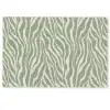 Zebra - Motief - Groen Deurmat klein 898 -zkaufland3d