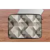 Geometrisch - Motief - Aardetinten laptophoes neopreen klein 279 -tafel