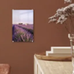 Lavendel - Landschap - Sereen - Paars plexiglas 5mm klein -sfeer5