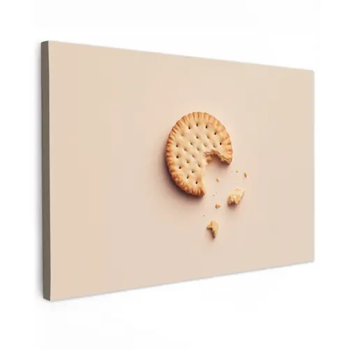 Koekje - Kruimels - beige canvas 2cm klein -z3d