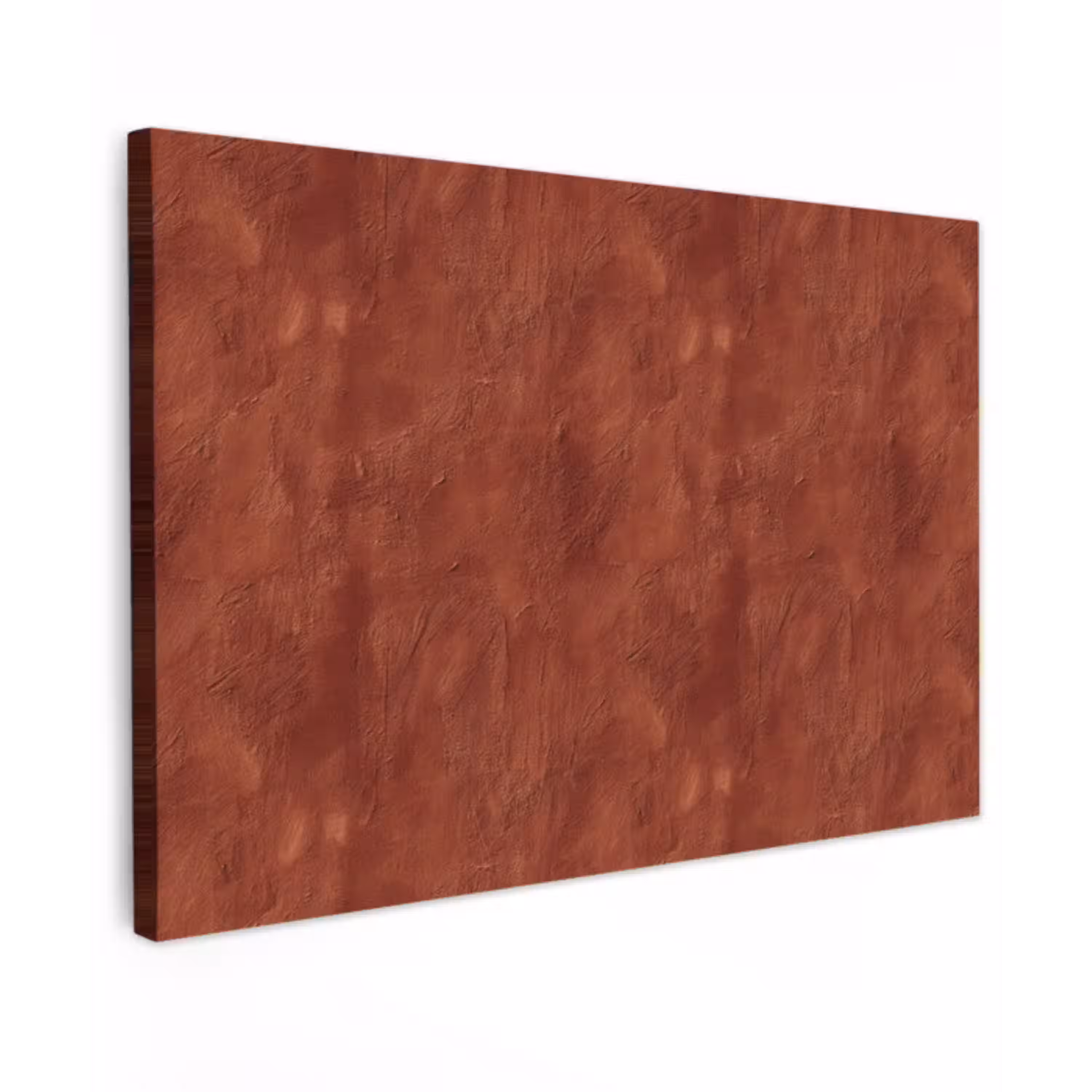Stucwerk - Textuur  - Terracotta Tuinposter op houten frame 2 cm dik klein 845 -3d