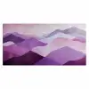Abstract - Heuvels - Landschap - Paars Muismat XXL klein -3d_leeg