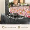Bloemen - Design - Roze - Oranje keuken achterwand 2 middel 871 -usp_NL