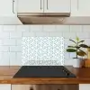 Design - Geometrie - Patroon - Driehoek keuken achterwand spatscherm klein 900 -sfeer2
