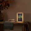 Chilipepers - Basilicum - Blaadjes - Rood Light Box met kabel (Tafellamp) klein -sfeer4
