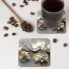 Bloemen - Orchidee - Abstract - Modern onderzetter kurk middel -sfeer2